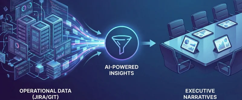 Operations data being transformed into c-suite narratives.